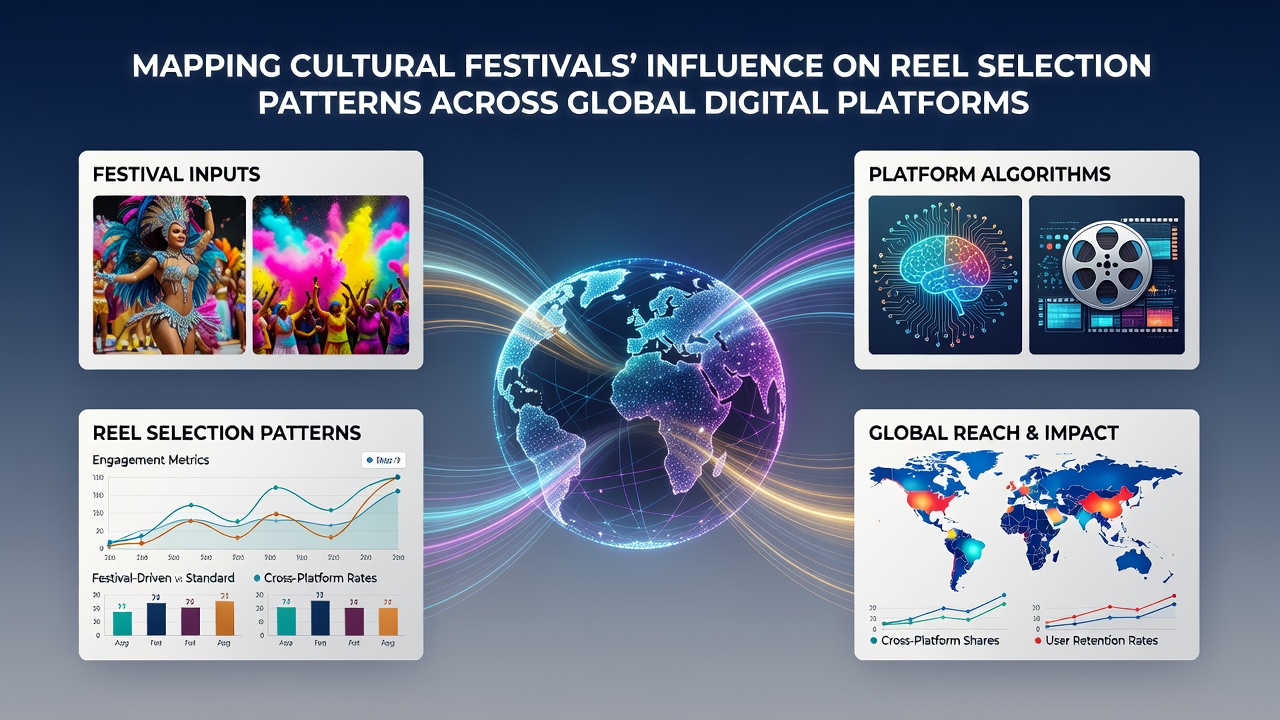 Heatmap illustrating geographic variations in reel preferences during festival periods