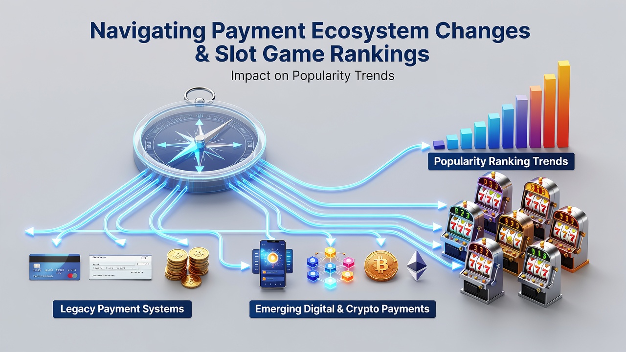 Overview of payment methods influencing slot game rankings in digital casinos