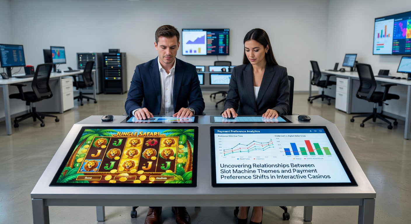 Mobile casino dashboard illustrating payment method icons next to popular slot theme categories during user session analysis